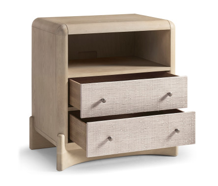 Keel Raffia Nightstand