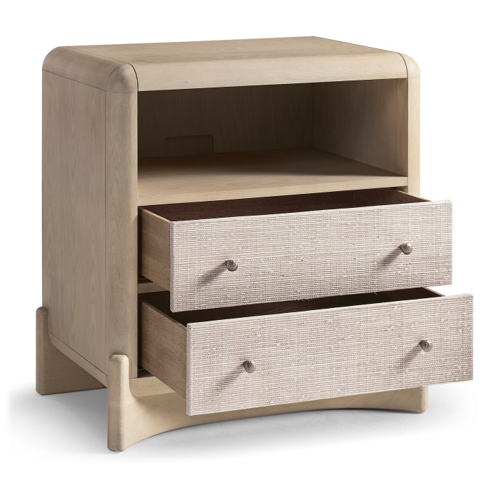 Keel Raffia Nightstand