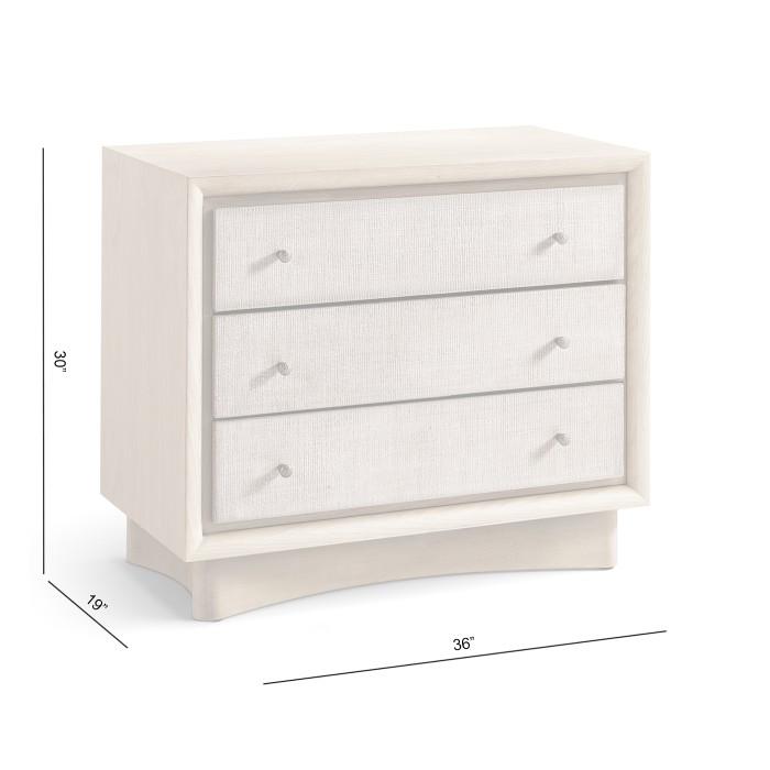 Keel Three Drawer Nightstand