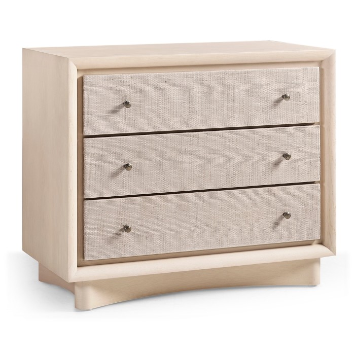 Keel Three Drawer Nightstand