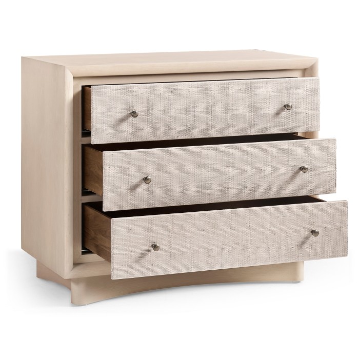 Keel Three Drawer Nightstand