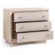 Keel Three Drawer Nightstand