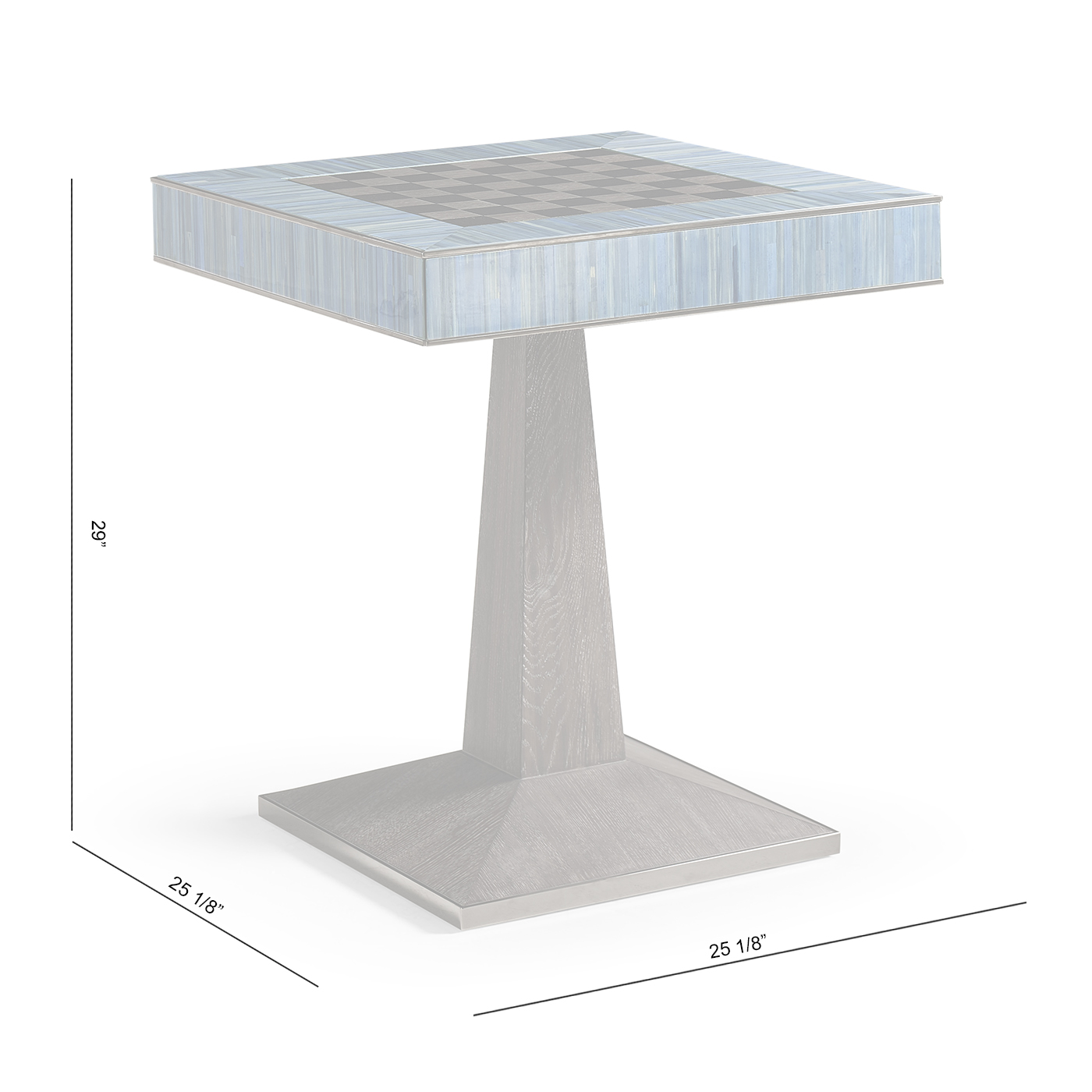 Sapphire Straw Game Table