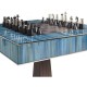 Sapphire Straw Game Table