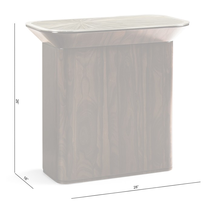 Terra Rectangular Side Table