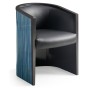 Sapphire Straw Barrel Chair