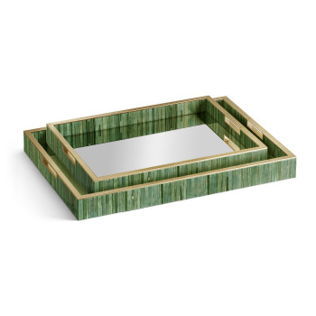 Verdure Rectangular Tray - Set of 2