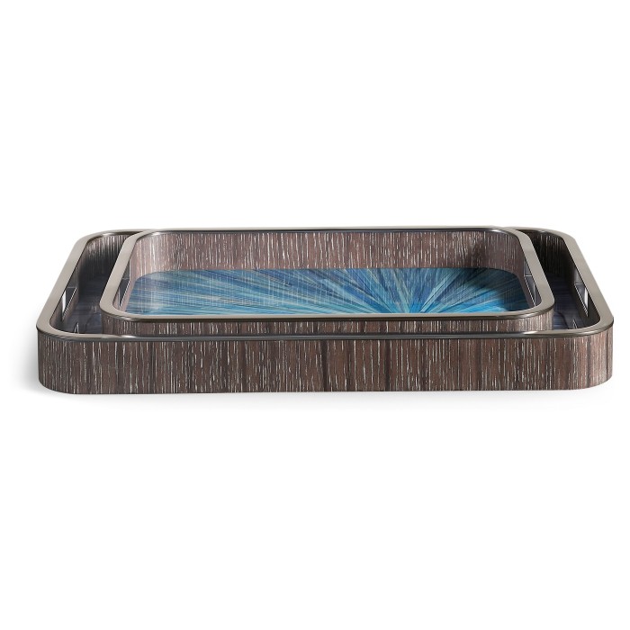 Sapphire Rectangular Tray – Set of 2