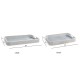 Sapphire Rectangular Tray – Set of 2