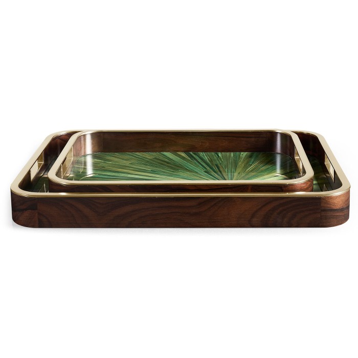 Verdure Rectangular Tray - Set of 2