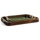 Verdure Rectangular Tray - Set of 2