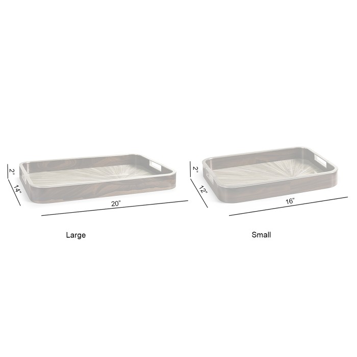 Terra Rectangular Tray – Set of 2