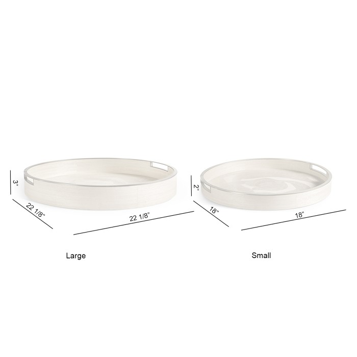 Tidepool Round Tray – Set of 2
