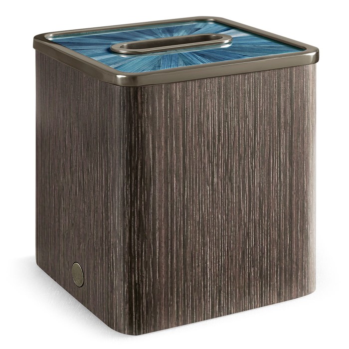 Sapphire Square Tissue Box