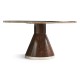 Terra Ziricote Round Dining Table 60