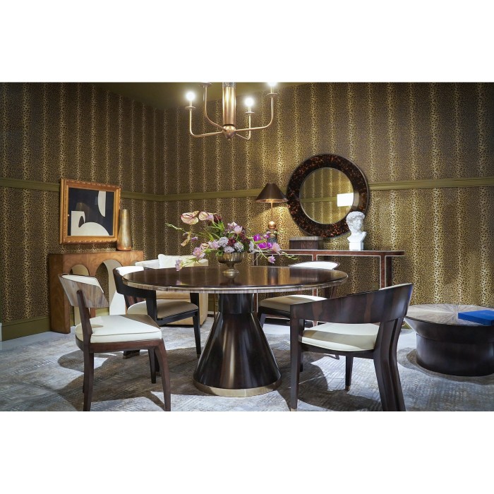 Terra Ziricote Round Dining Table 60
