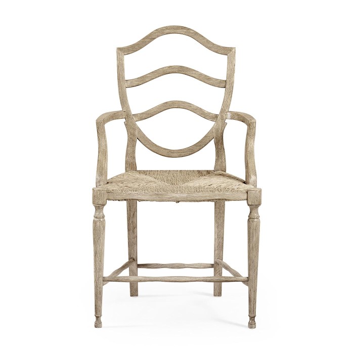 Bodiam Grey Oak Arm Chair