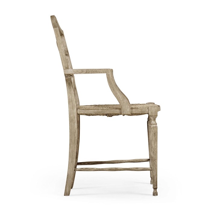 Bodiam Grey Oak Arm Chair