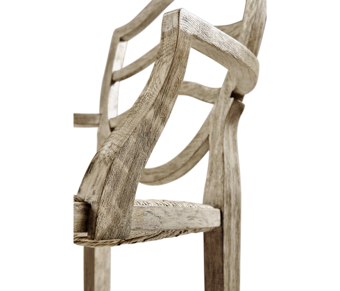 Bodiam Grey Oak Arm Chair