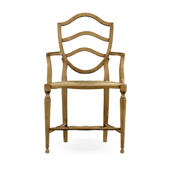 Bodiam Washed Oak Arm Chair