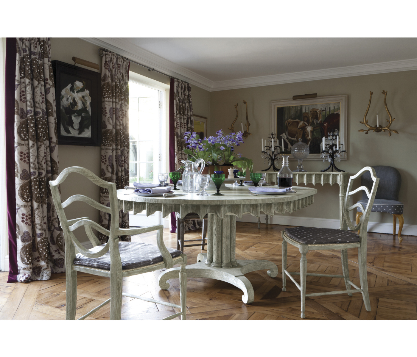 Bodiam Grey Oak Side Chair