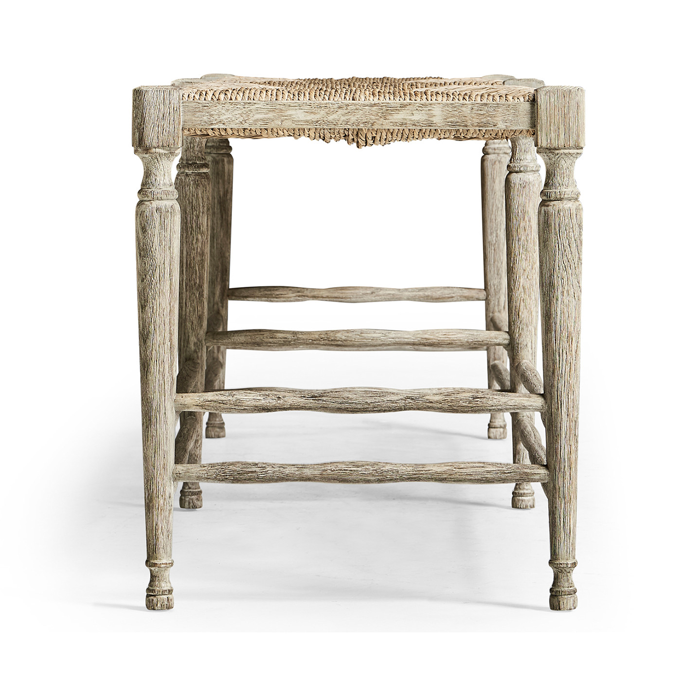 Bodiam Grey Oak Bench