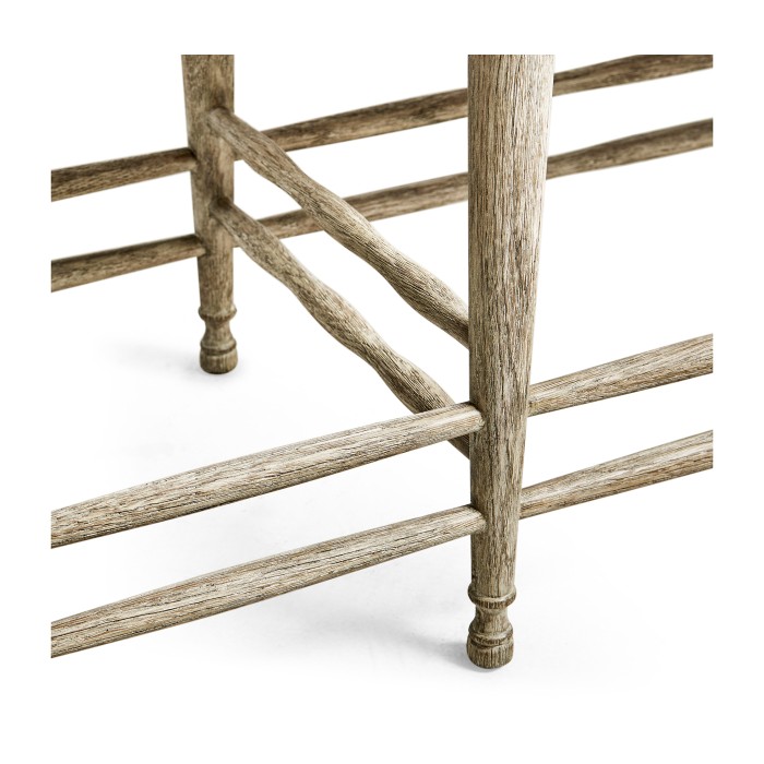 Bodiam Grey Oak Bench