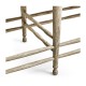 Bodiam Grey Oak Bench