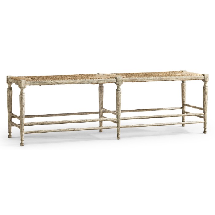 Bodiam Grey Oak Bench