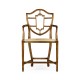 Aveburn Grey Fruitwood Arm Chair