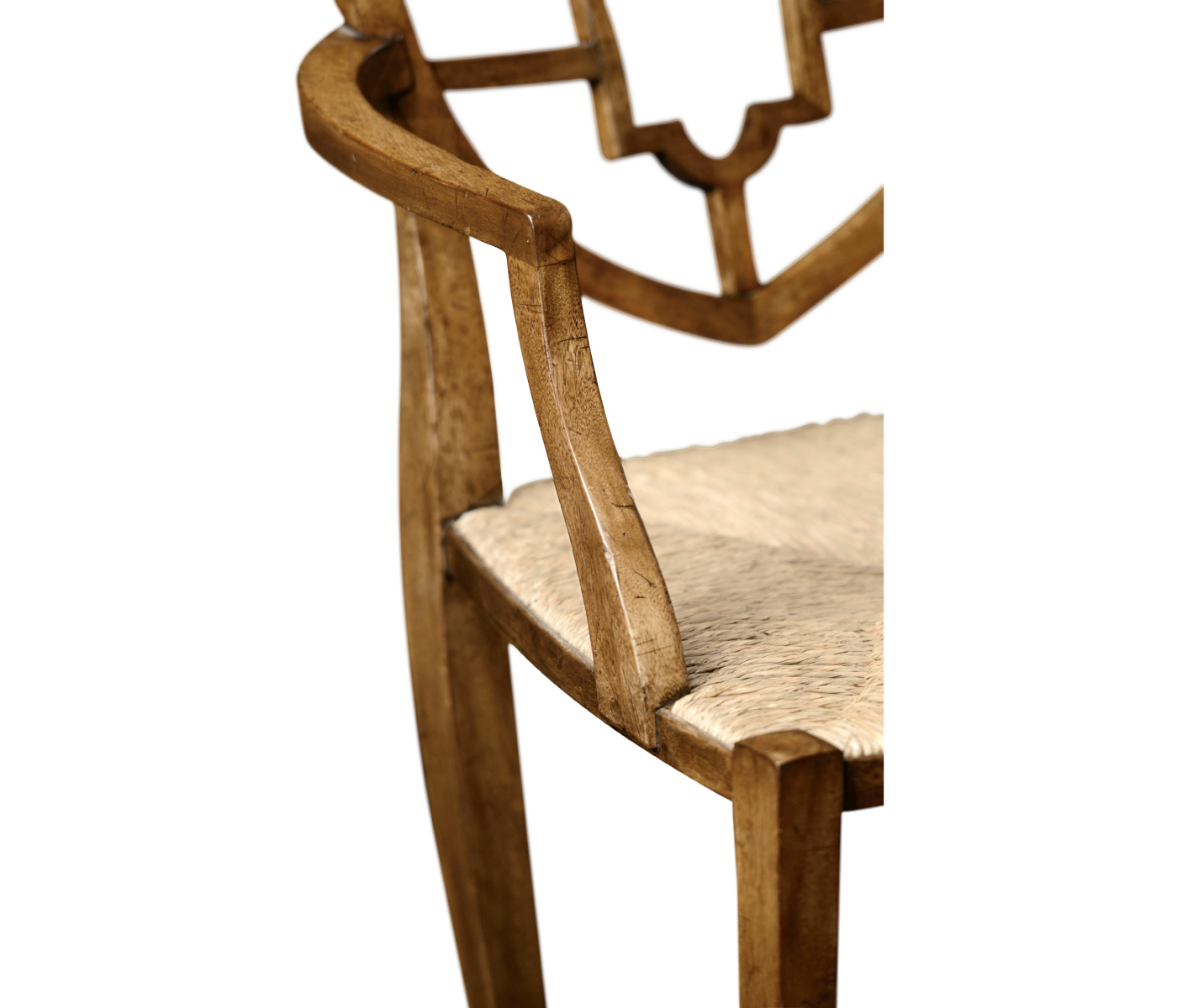 Aveburn Grey Fruitwood Arm Chair