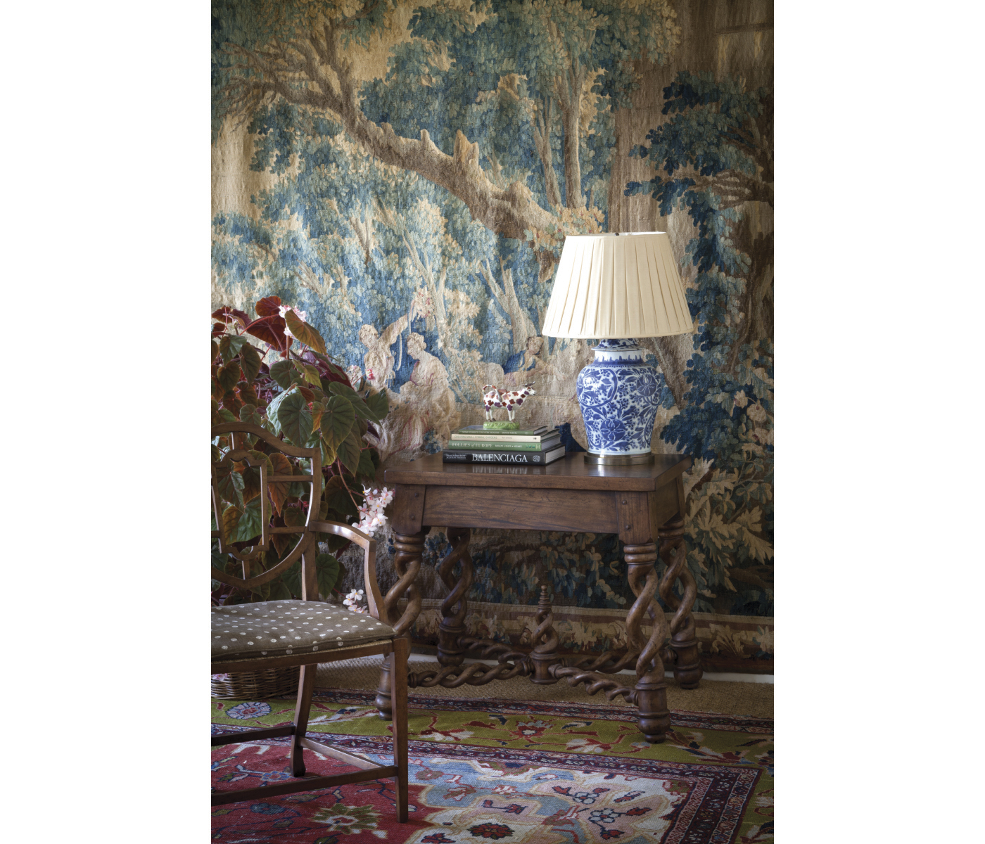 Aveburn Grey Fruitwood Arm Chair