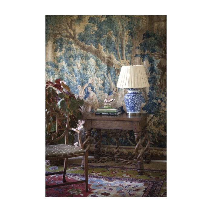 Aveburn Grey Fruitwood Arm Chair