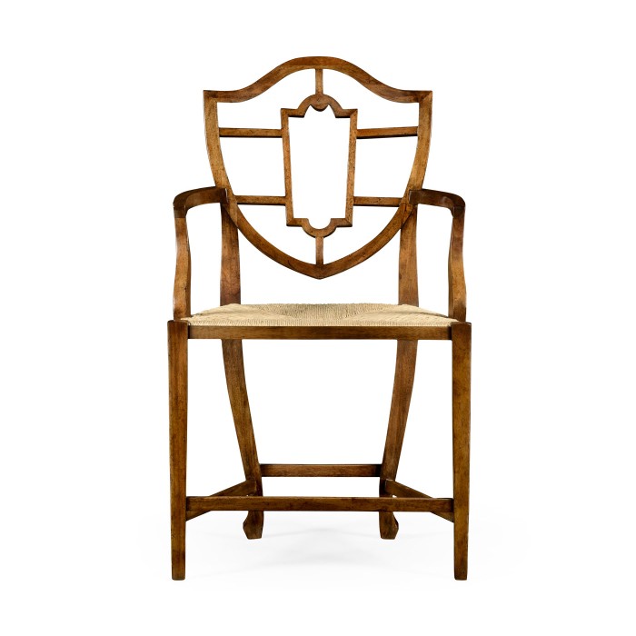 Aveburn Grey Fruitwood Arm Chair