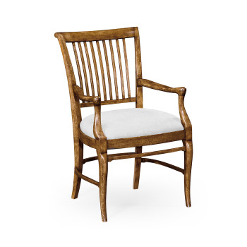 Kilkenny Grey Fruitwood Arm Chair