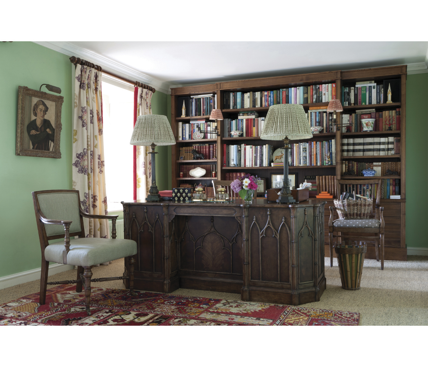 Kilkenny Grey Fruitwood Arm Chair