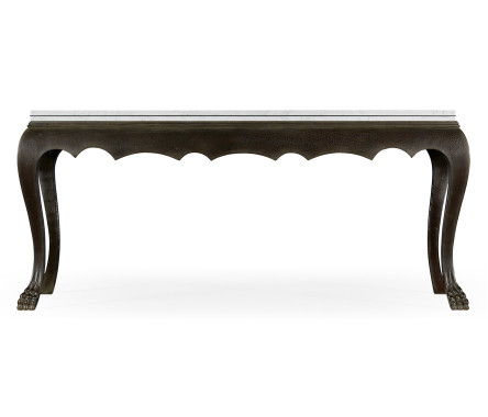 Eden Ebonised Distressed Oak Table