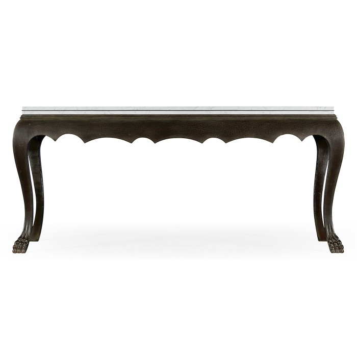 Eden Ebonised Distressed Oak Table
