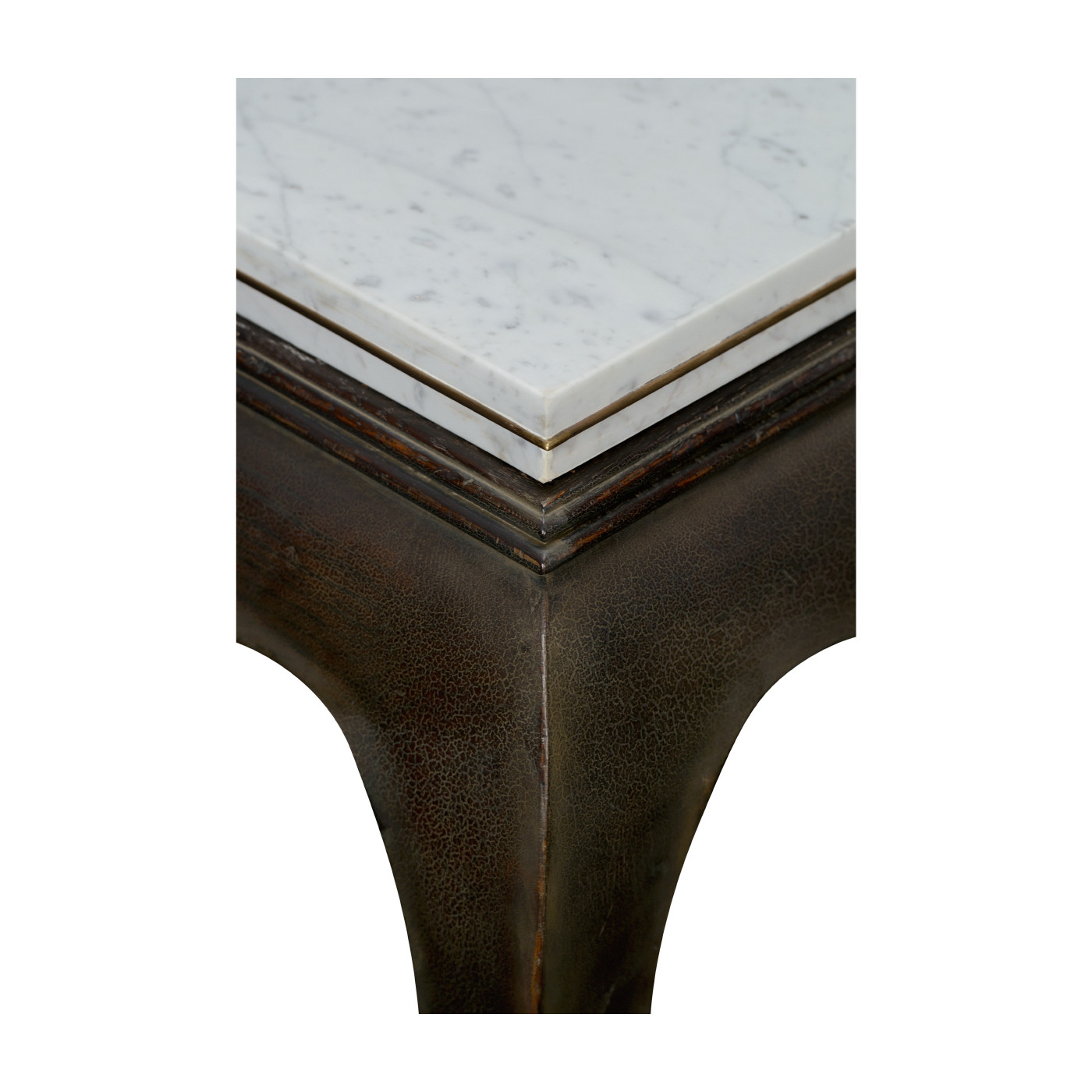 Eden Ebonised Distressed Oak Table