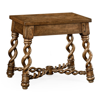 Purbeck Grey Fruitwood End Table