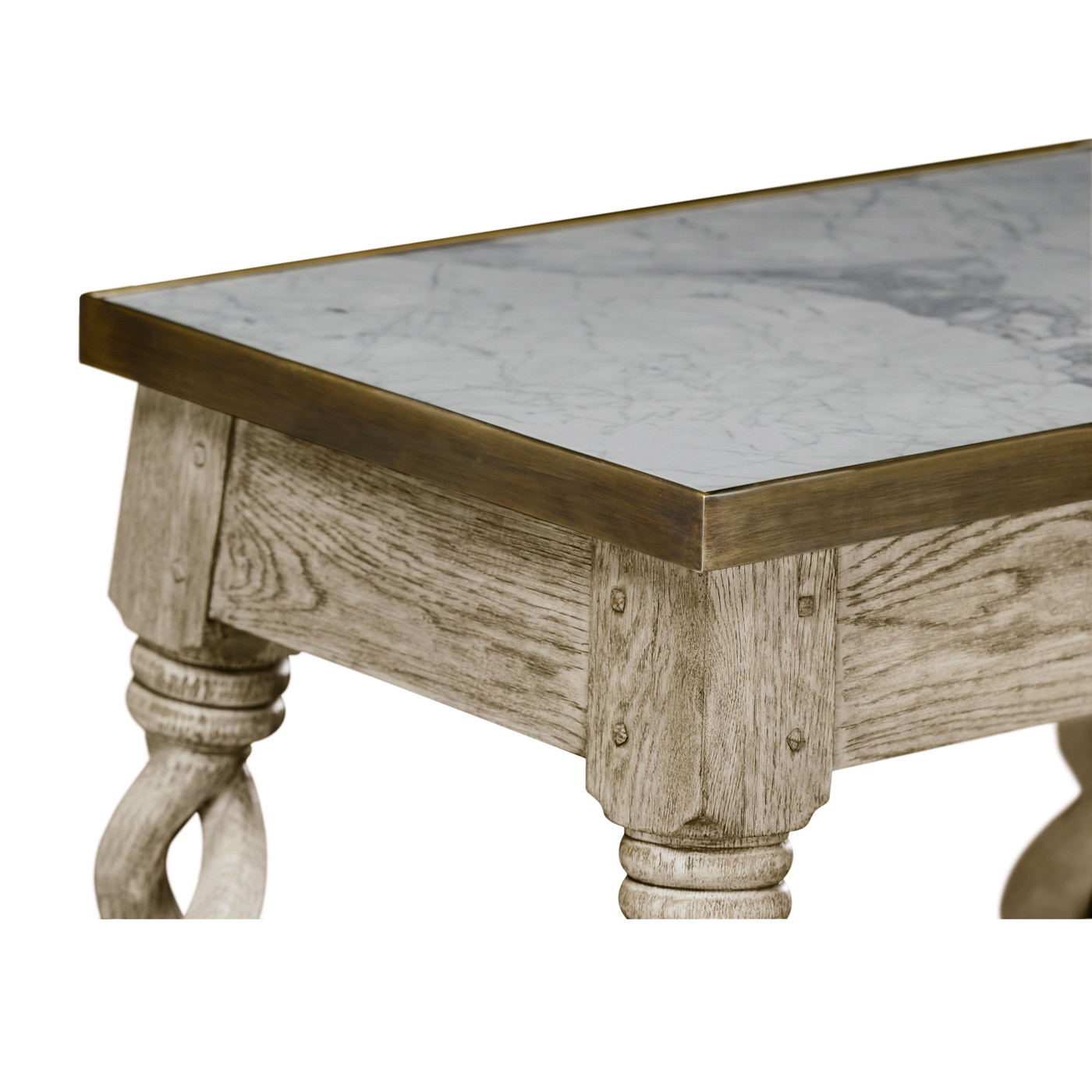 Purbeck Grey Oak Console