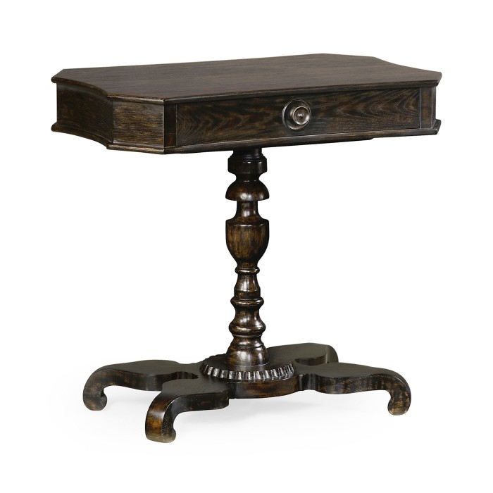 Yarne Charcoal Wash End Table