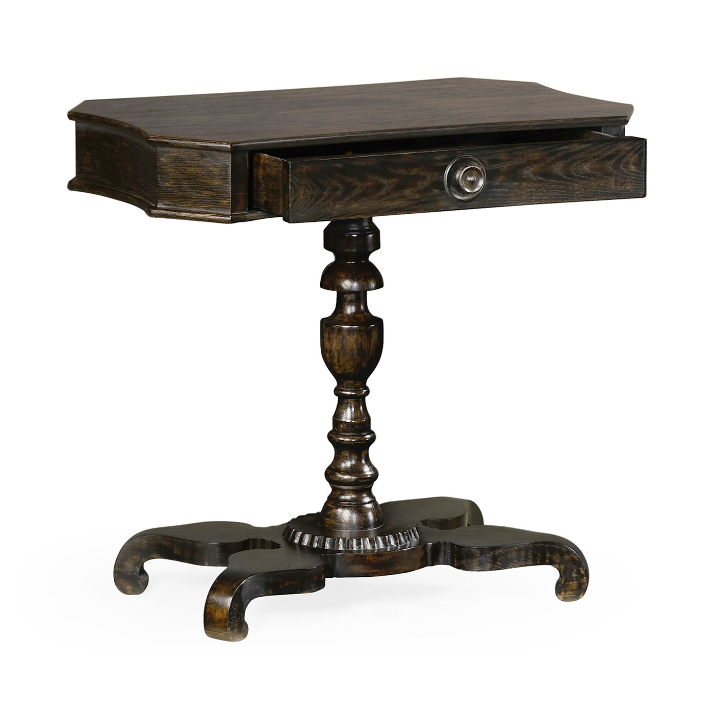 Yarne Charcoal Wash End Table