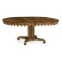 Longwood Round-to-Oval Mahogany Dining Table 54
