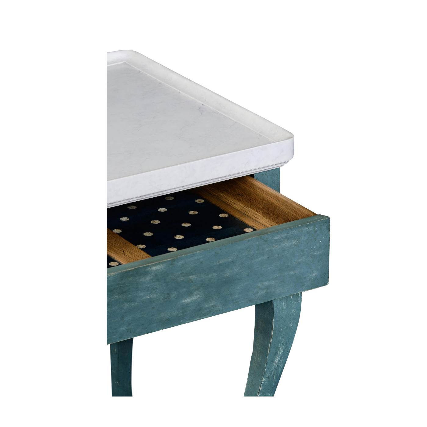 Hemsley table white marble