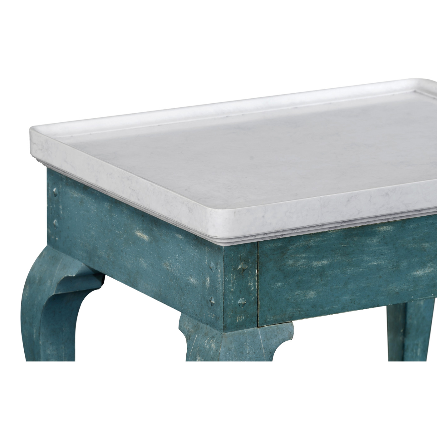 Hemsley table white marble