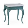 Hemsley table white marble