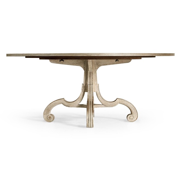 Lacock Venetian White Oak Dining Table 71