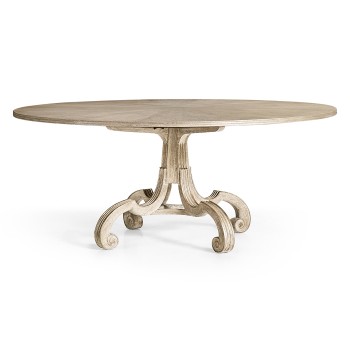 Lacock Venetian White Oak Dining Table 71
