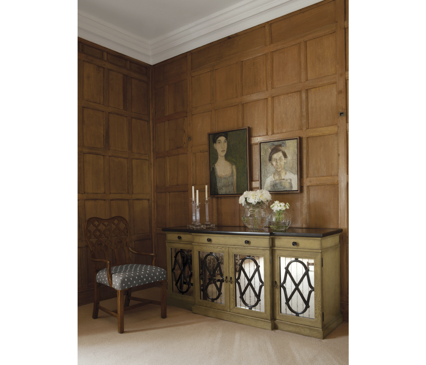 Chester Vintage Oak Buffet